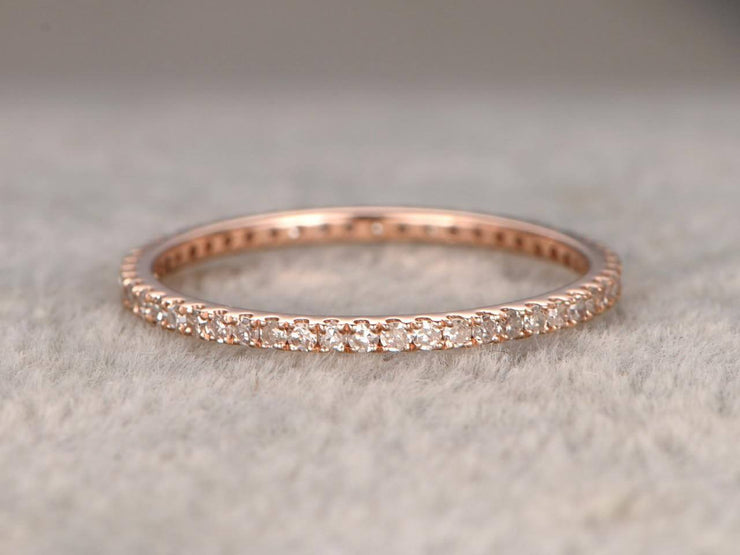 0.50 Carat Ring Wedding Band with Diamonds Band