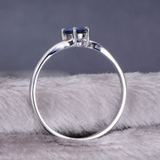 Limited Sapphire time Sale Offer! Divine Inexpensive Solitaire Engagement Ring 0.25 Carat Moissanite Diamond on 10k Gold