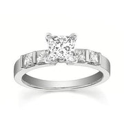 Perfect Wedding Bridal Ring Set Diamond Moissanite Ring 1.25 Carat 